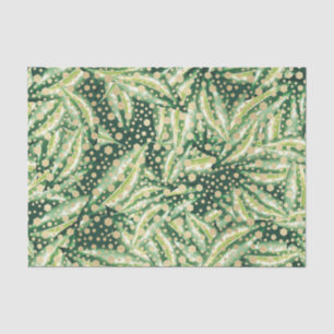Green Leaf Pattern 8 Tissue Paper