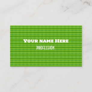 Green leaf pattern business card