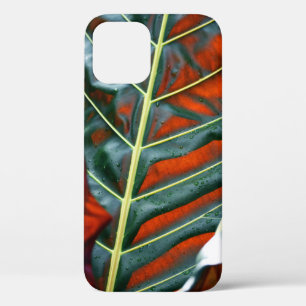 Green leaf plant iPhone 12 case