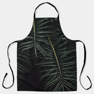 GREEN LEAF PLANT DURING NIGHTTIME APRON