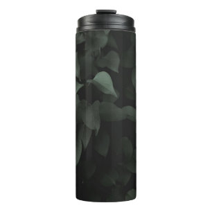 GREEN LEAF PLANT THERMAL TUMBLER