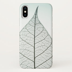 Green Leaf Skeleton iPhone X Case