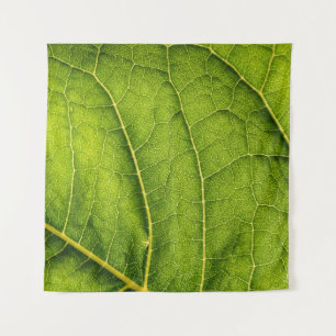 Green leaf tapestry