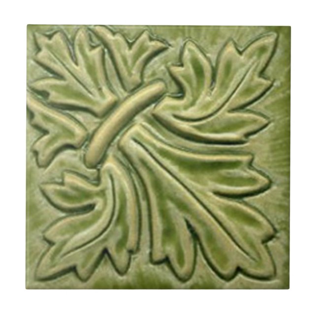 Green leaf tile (Front)