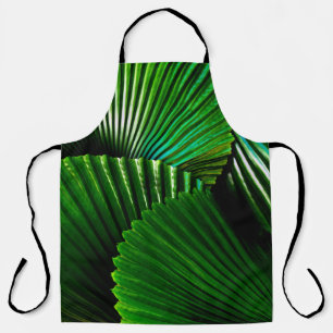 Green-leafed plant apron