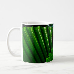Green-leafed plant coffee mug