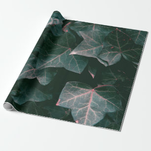 GREEN-LEAFED PLANT WRAPPING PAPER