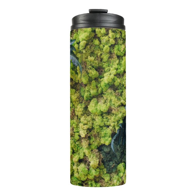 Green leafed plants thermal tumbler (Front)