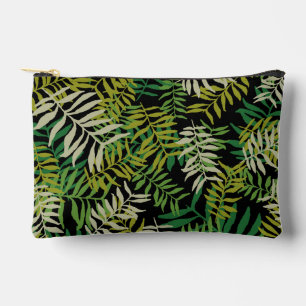 Green Leafy Leaves Plant Garden Lover Accessory Pouch