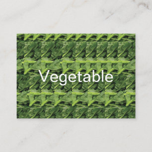 Green Leafy Vegetable  Business Card