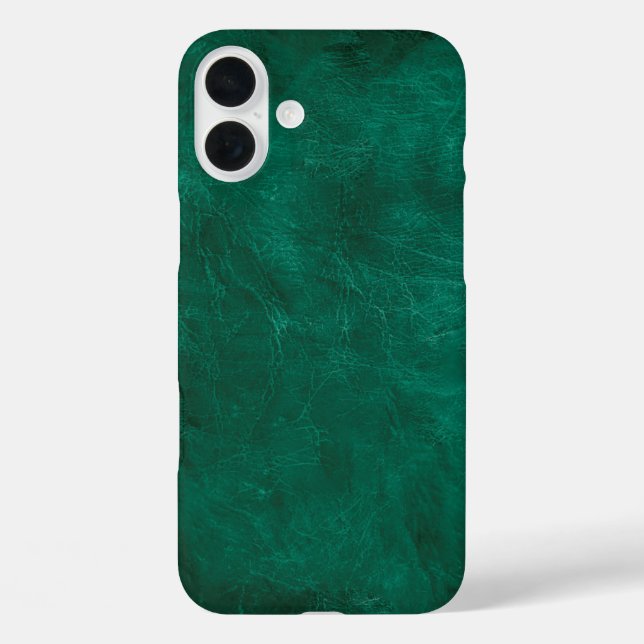 Green Leather  Case-Mate iPhone Case (Back)