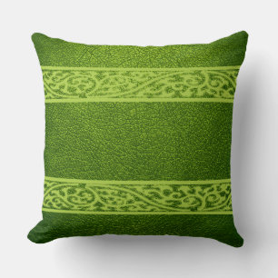 Green Leather Cushion