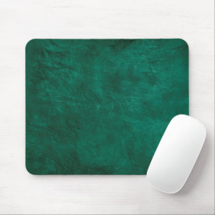 Green Leather  Mouse Pad