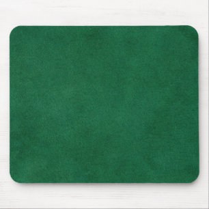 Green leather mouse pad