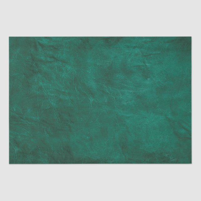 Green Leather  Tissue Paper (Front)