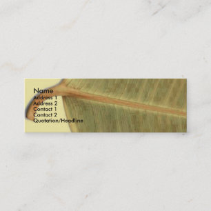 Green Leave Business Card