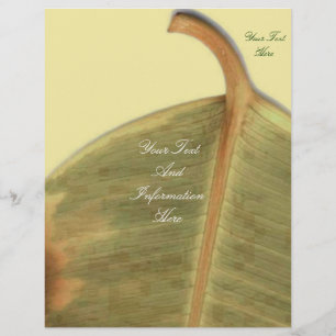 Green Leave Letterhead