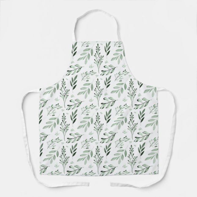 Green leaves  apron (Front)