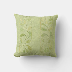 Green Leaves Border Design Cushion