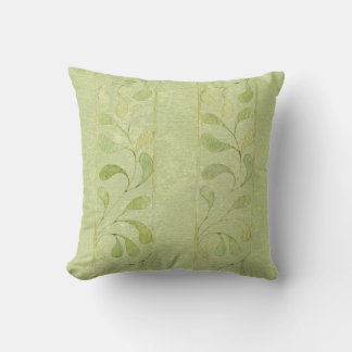 Green Leaves Border Design Cushion