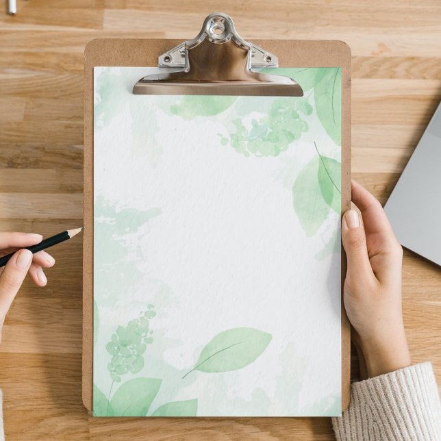 Green Leaves Botanical Notepad (Creator Uploaded)