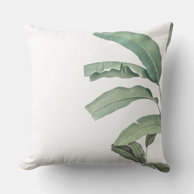 Green Leaves Cushion (Front)