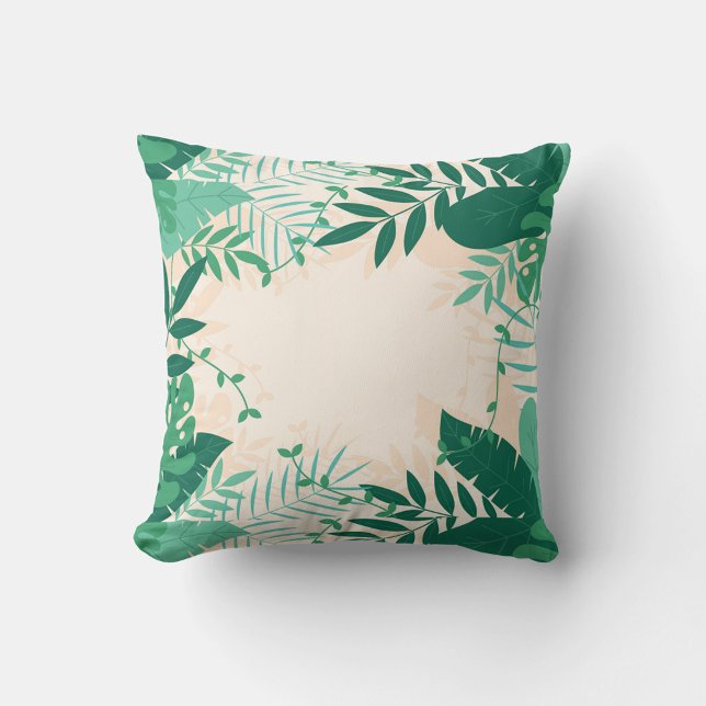 Green Leaves Cushion (Creator Uploaded)