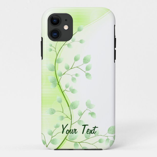 Green Leaves - Customise Case-Mate iPhone Case (Back)