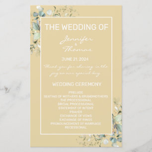 Green Leaves, Elegant Minimalism   Program