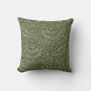 Green Leaves Floral Vintage Abstract Background Cushion