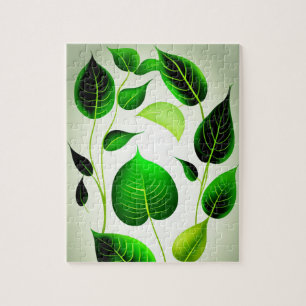 Green Leaves Jigsaw Puzzle
