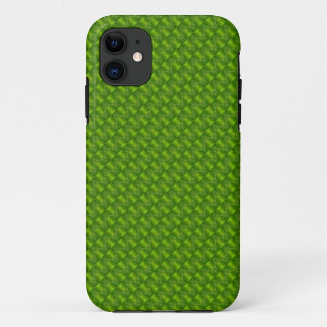 Green leaves pattern Case-Mate iPhone case (Back)