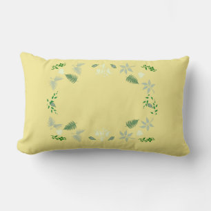 Green Leaves Plants Nature Throw Pillow Cushion
