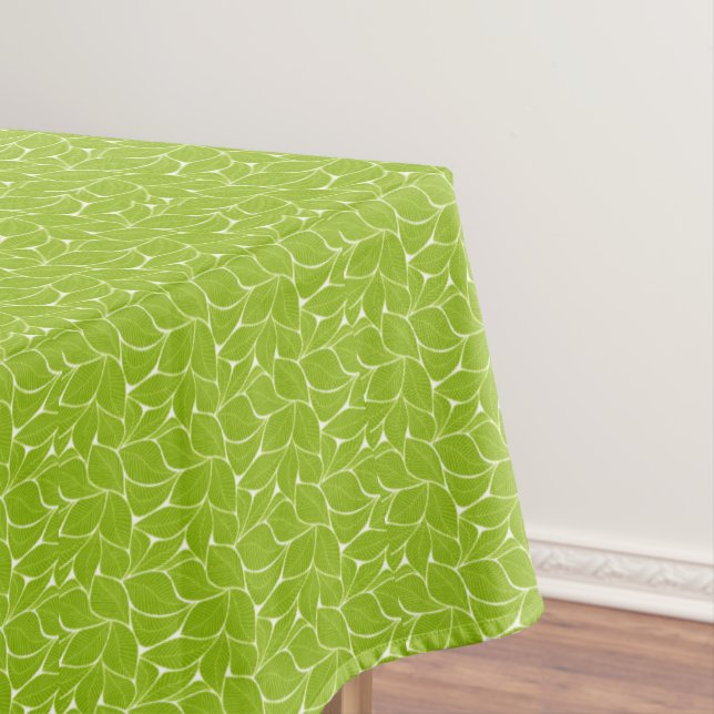 Green leaves tablecloth (In Situ)