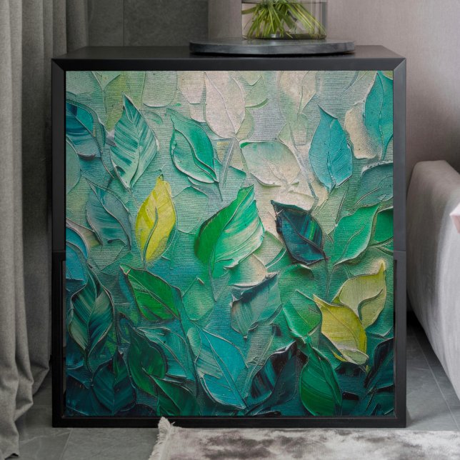 Green Leaves Textured Decoupage Tissue Paper (Creator Uploaded)