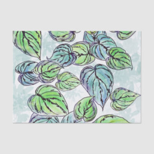 Green Leaves Tissue Paper