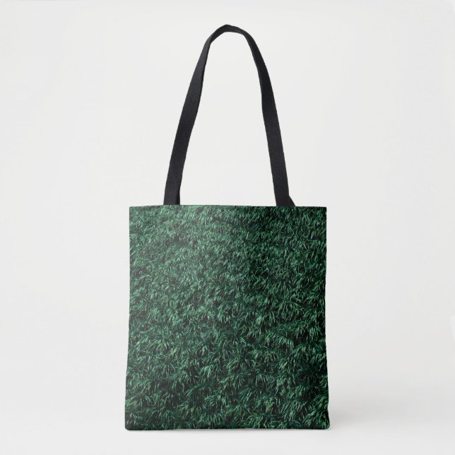 Green leaves tote bag (Front)