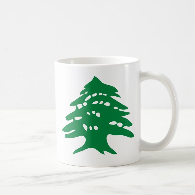 Green Lebanon Cedar Coffee Mug (Right)