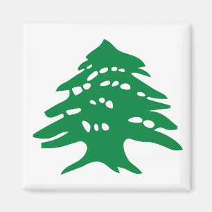 Green Lebanon Cedar Magnet