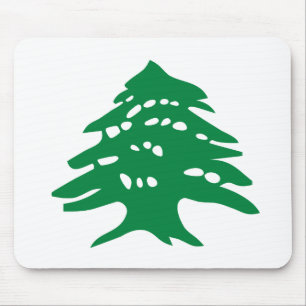 Green Lebanon Cedar Mouse Pad