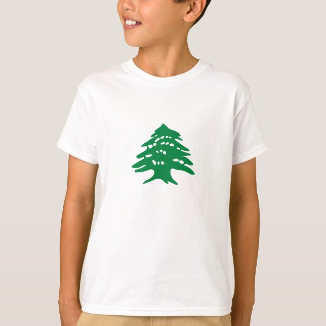 Green Lebanon Cedar T-Shirt (Front)