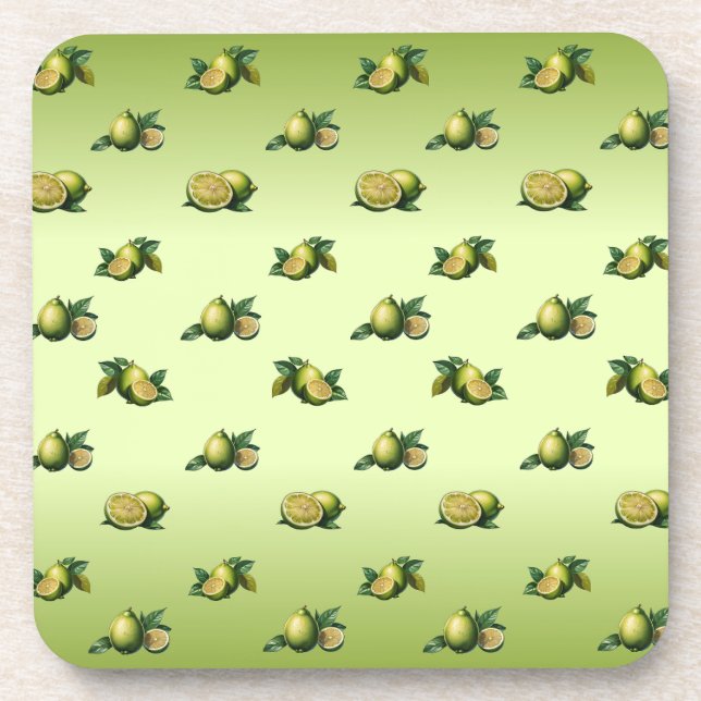Green lemon coaster (Front)