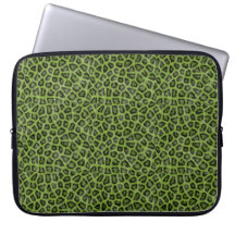 Green leo print