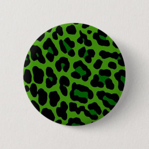 Green Leopard Pin