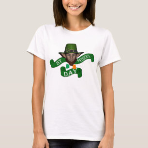 Green leprechaun St Patrick's day T-Shirt