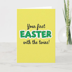 Green Letter Celebration Card