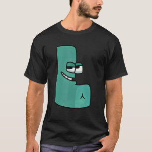 Green Letter L Alphabet Lore T-Shirt