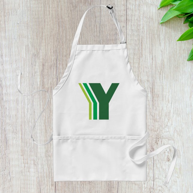 Green Letter Y Standard Apron (Creator Uploaded)