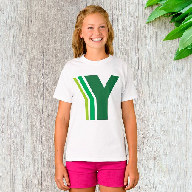 Green Letter Y T-Shirt (Creator Uploaded)