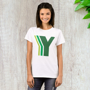 Green Letter Y T-Shirt